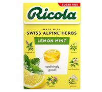 Ricola Lemon Mint Sugar Free Swiss Herb Drops 45 g (Pack of 10)