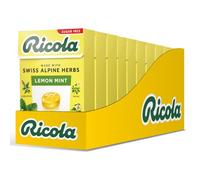 Ricola Lemon Mint Sugar Free Swiss Herb Drops 45 g (Pack of 10)