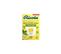 Ricola Lemon Mint Sugar Free Swiss Herbal Sweets, Herb Drops, Sweet Box 45g - Pack of 10 Boxes