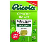 Ricola Lime Green Tea Candy Boxes 50 g - Pack of 3
