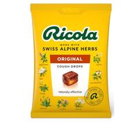 Ricola Original Cough Drops Bag, Pack of 12, Naturally Effective Throat Lozenges, Cough Sweets, 75 g