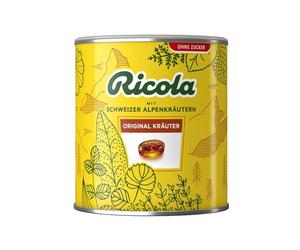 Ricola Original With Swiss Alpine Herbs Without Sugar Can 1000g