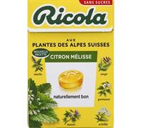 Ricola Ricola Sugar Free 50 g Box Lemon Balm Stevia - 50 g Box