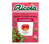 RICOLA Swiss Herbal Sweets - Cranberry (Stevia) 45g (Pack of 20)