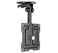 RICOO Ceiling TV Bracket D0422, Flip Down, Swivel 19"-43" Screen Ceiling Mount with max VESA 200x200, Adjustable Height and Tilt, Universal Compatibility