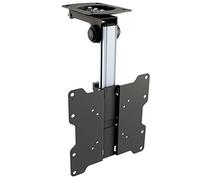 RICOO Ceiling TV Bracket Tilt Swivel 13-33 Inch Universal VESA 75x75-200x200 Hinged Mount Folding D0122 Television Holder also Curved Screens