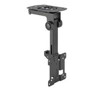 RICOO Monitor Ceiling Mount D0411, Adjustable Monitor Arm for 13"-27" Screens with max. VESA 100x100, Swivel, Tilt, Extendable, Max. Load 20 kg
