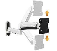 RICOO Monitor Mount Tilt Swivel approx 15-33 Inch for LED LCD Flatscreens S2711 Wall Bracket Arm Gas Spring Universal for VESA 75x75 100x100