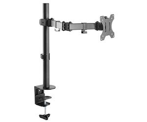 RICOO Monitor Stand Mount Tilt Swivel TS2711 Bracket Universal LED Curved QLED QE LCD OLED SUHD UHD Adjustable Arm Mounting System 13" - 30" Inch VESA 75x75 100x100 Black