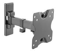 RICOO S3811 Monitor TV Wall Bracket Flat Tilt Swivel 13-27 Inch VESA 75x75 100x100 Universal LCD LED Screen Mount Black
