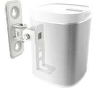 RICOO Speaker Mount for Sonos Play:1 White 1 Piece Tilt LH431-W Swivel Wireless Airplay Loudspeaker Holder Wall Mount Wall Bracket