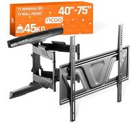 RICOO TV Bracket Tilt Swivel 37-80 Inch for LED LCD OLED S9564 Curved and Flatscreens Wall Mount Universal for VESA 300x200-600x400