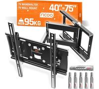 RICOO TV Bracket Tilt Swivel approx 32-65 Inch R23-F for LED LCD OLED Curved and Flatscreens Wall Mount Universal for VESA 200x200-400x400