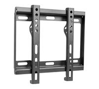 RICOO TV Wall Bracket Mount fixed flat approx 23-42 Inch LED LCD OLED F0722 Screen and Monitor Universal for VESA 100x100-200x200 Black