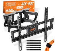 RICOO TV Wall Mount Tilt Swivel approx 32-55 Inch S5244 Bracket for LED LCD OLED Curved and Flatscreens Universal for VESA 200x200-400x400