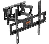 RICOO TV Wall Mount Tilt Swivel approx 32-55 Inch S5244 Bracket for LED LCD OLED Curved and Flatscreens Universal for VESA 200x200-400x400