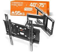 RICOO TV Wall Mount Tilt Swivel approx 31-65 Inch Bracket for LED LCD OLED Curved and Flatscreens R23-S Universal for VESA 200x200-400x400