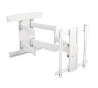 RICOO TV Wall Mount Tilt Swivel approx 55-100 Inch Bracket for LED LCD OLED Curved and Flatscreens S7544-W Universal VESA 200x200-400x400 White