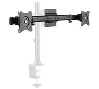 RICOO VESA Adapter plate CZ0012 Extension kit for 2 monitors with 17-27 Inch Tilt Swivel Bracket for VESA 75x75 & 100x100 For Monitor-Stand Desk-mount & Wall-Mount Steel black