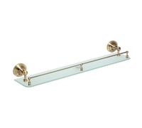 Ricordi Shelf in brass and glass, Bronze (OPTIMARIC24BR)