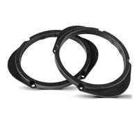 RicoRich 6.5 Inch Speaker Adapter Brackets for Ford Lincoln Mercury, 5x7 6x8 to 6.5 Inch Door Speaker Spacer Ring, Solid Plastic, 1 Pair