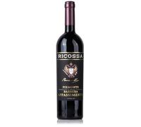 Ricossa BARBERA PIEMONTE DOC APPASSIMENTO - Piedmont Red Wine from Barbera Grapes - Unconventional, Modern, Round & Smooth - Forest Fruits, Vanilla & Violet - 14% vol - 750 ml