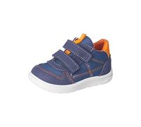 RICOSTA Infant First Walkers SAM,Width: Regular (WMS),Vegan,Low Shoe,Sports Shoe,Hook-and-Loop,Hook-and-Loop Fastener,Blue (Ozean/Jeans / 160),5 Child UK
