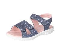 RICOSTA Moni Girls' Strappy Sandals, Children's Sandals, Width: Medium, Nautic 181, 11.5 UK Child
