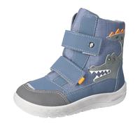 RICOSTA Nevis Boys' Boots, Children's Low Shoes, Width: Wide, Loose Insole, Sympatex, Flashing Light, Barefoot Shoe, Pavone Fog 140, 10.5 UK Child