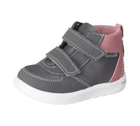 RICOSTA Rory Girls' and Boys' Boots, Children's First Walking Shoes, Width: Medium, Loose Insole, Sympatex, Vegan, Grigio Carbon Pink 480, 4 UK Child