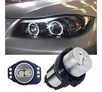 Ricoy For E90 E91 2005-2008 3 Series CREE 6W Angel Eyes LED Halo Ring Marker Light 6000K(Pack of 2)