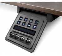 Ricreo Adjustable Desk Mount for Stream Deck - For Use Compatible with/Adapted to Elgato Stream Deck XL, Plus, MK1 & MK2 - Space-Saving, Ergonomic, Foldable Under-Desk Accessory (STREAMDECK PLUS)