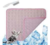 RICREU Kittra Cooling Mat for Cats, Self-Cooling Mat for Pets, Cool and Healthy Cool Bed for Cats, 3 Layer System Instant Cool Non Slip, for Home, Car, Garden or On The Go (B,S: 20 * 15.7in)