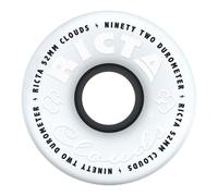 Ricta - Clouds 52mm 92a Skateboard Wheels - White/Black