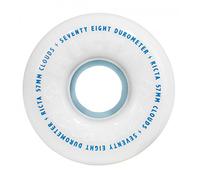 Ricta Clouds Skateboard Wheels, White, 57mm, 78a