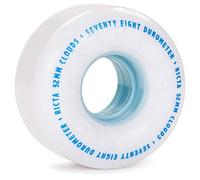 RICTA WHEEL DYNAMICS Unisex Ricta Wheels Clouds 78a Cruiser Soft Urethane, White/Blue, 52 mm UK