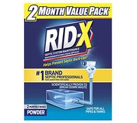 Rid-X Septic Tank System Treatment Powder 2 Dose 19.6 Ounce