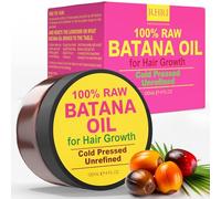Rida Hair Research Institute Raw Batana Oil 100% Cold Pressed and Chemical-Free for Hair Growth Treatment for Curly and Natural Hair Round Tin