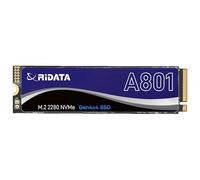 Ridata A801 1Tb Internal Solid State Drive With Slc Cache, Nvme 1.4, Pcie Gen 4X4, M.2 2280, 3D Nand Read/Write Speed Up to 5000/4800 Mb/S, Gaming Storage & Current