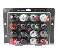 Riddell 32 Piece NFL Helmet Tracker Set - Gumball Size Helmets - All Current NFL Logos - New 2024 Set