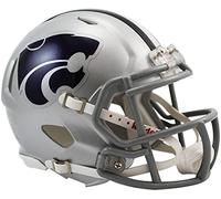 Riddell men unisex adult women Speed Mini Football Helmet, Kansas State Wildcats, 7.5 quot x 6.5 US