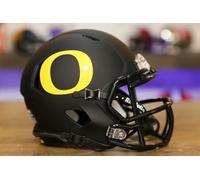Riddell NCAA Oregon Ducks Helmet Mini SpeedHelmet Replica Mini Speed Style Matte Black, Team Colors, One Size