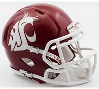 Riddell NCAA Washington State Cougars Helmet Mini SpeedHelmet Replica Mini Speed Style Crimson, Team Colors, One Size