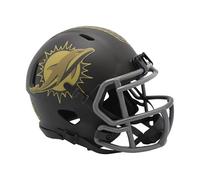 Riddell NFL Salute to Service 2025 Miami Dolphins Mini Helmet Speed Football Helmet