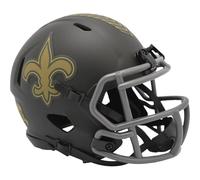 Riddell NFL Salute to Service 2025 New Orleans Saints Mini Helmet Speed Football Helmet