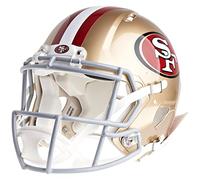 Riddell NFL San Francisco 49ers Speed Authentic Football Helmet, Gold, Medium