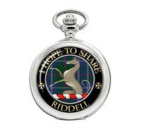 Riddell Scottish Clan Crest Full Hunter Pocket Watch