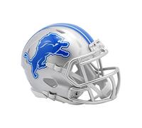 Riddell unisex adult Revolution Detroit Lions Helmet Riddell Replica Mini Speed Style, Team Color, One Size US
