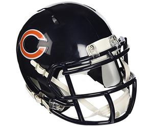 Riddell unisex adult Riddell NFL Chicago Bears Revolution Speed Mini Helmet, Team Color, One Size US