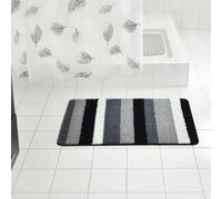 RIDDER Bathroom Rug Carl 60x90cm Grey Non Slip Shower Bath Mat Carpet 7102307